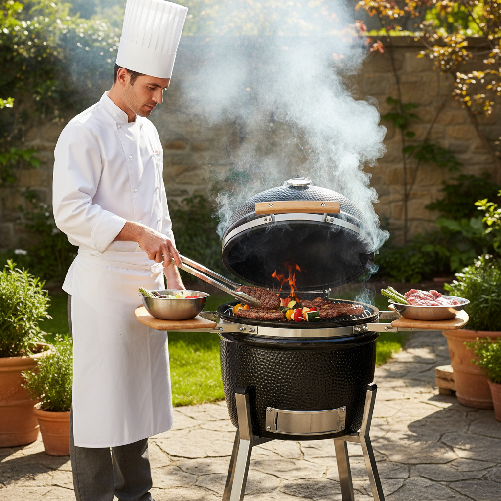 Barbecue Kamado XL Céramique 81 cm